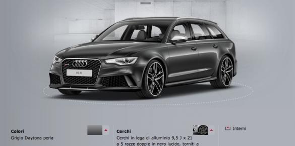 Configuratore Audi RS6